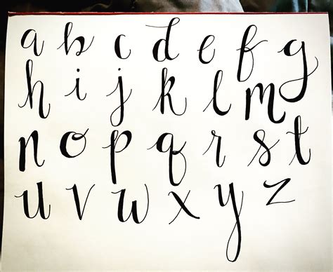 calligraphy tumblr alphabet|easy calligraphy alphabets.